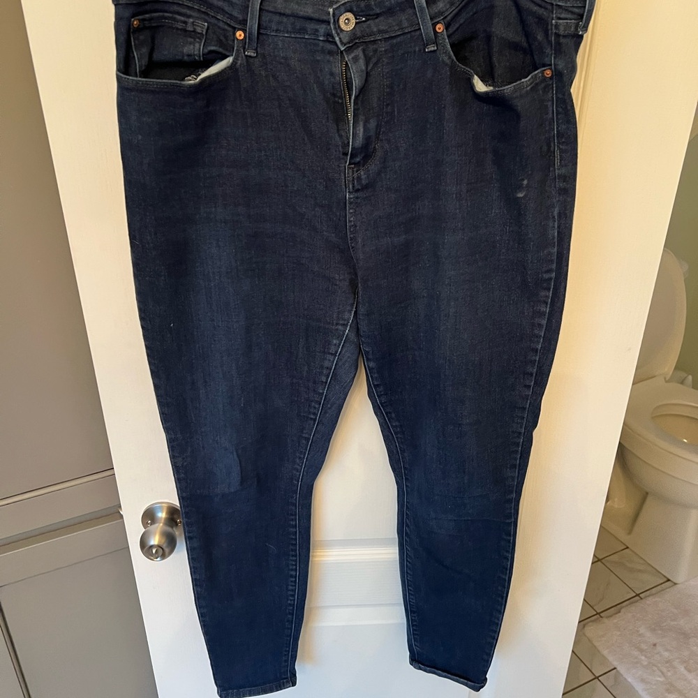 Signature by Levi Strauss Dark Blue Skinny Jeans